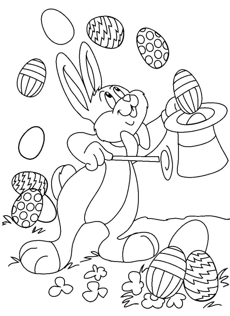 Dibujos de Pascua para colorear