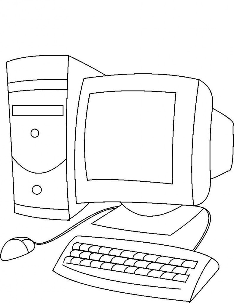 Computadora para colorear