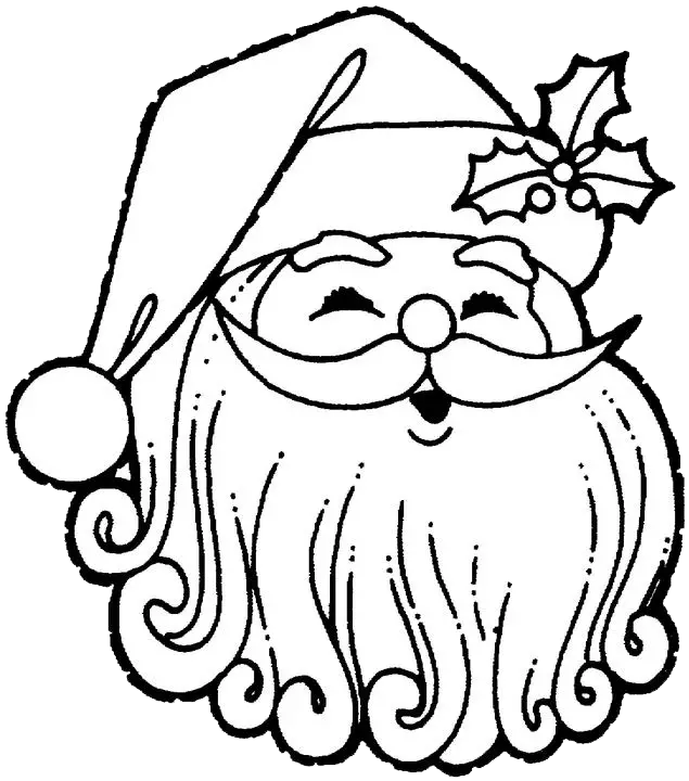 papa noel coloring pages - photo #19