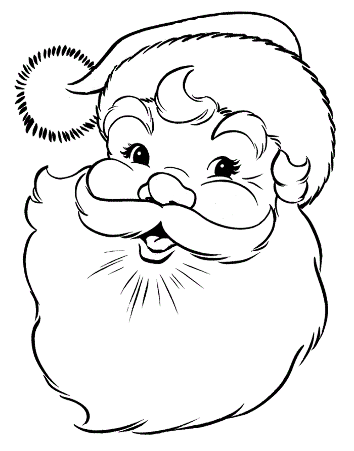 papa noel coloring pages - photo #12