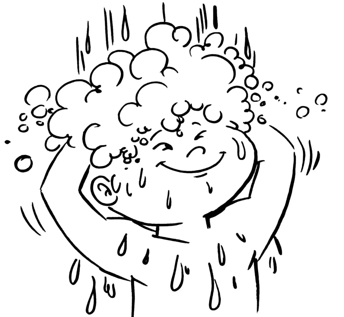 Un niño bañandose animado - Imagui