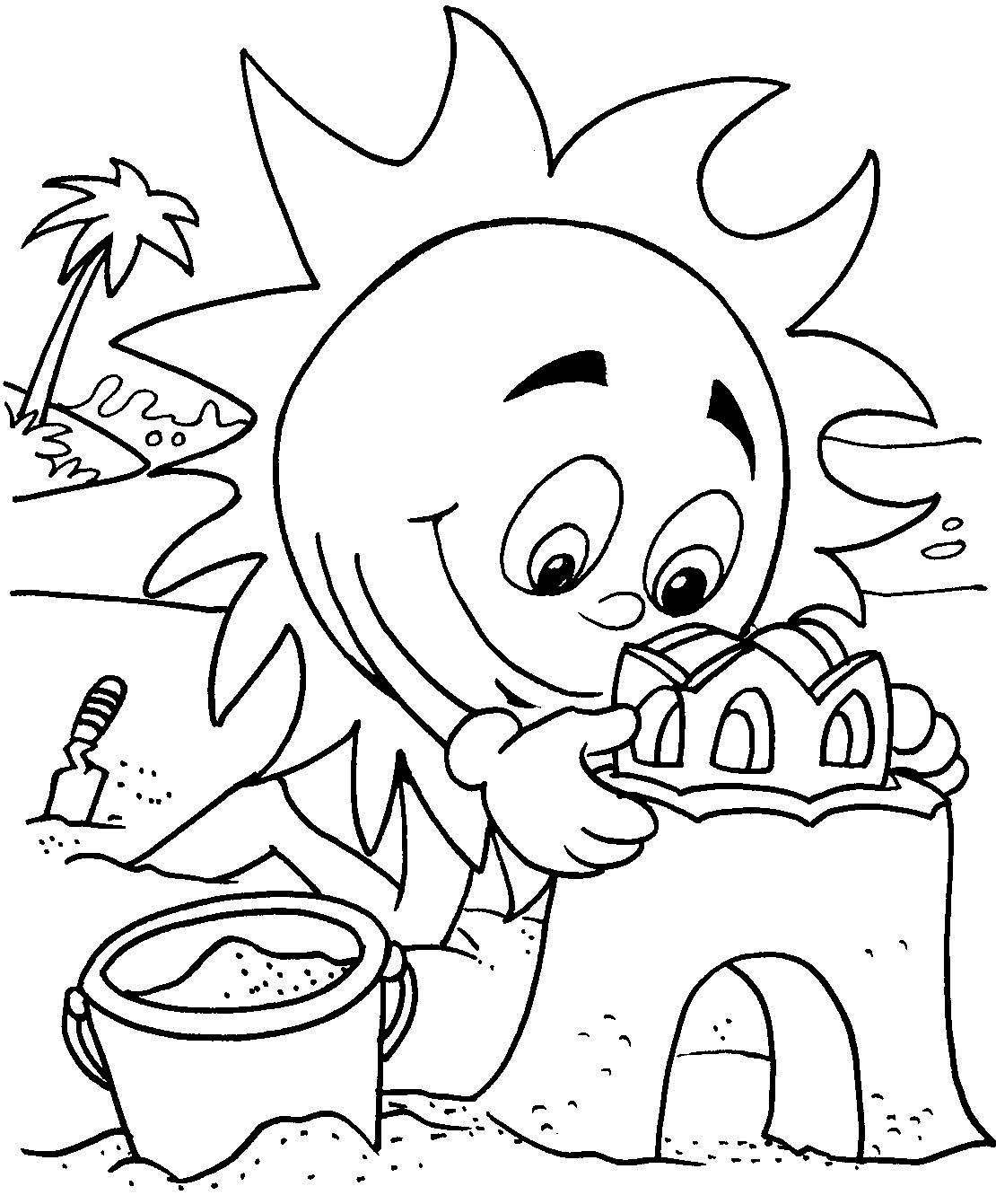 vacation theme coloring pages - photo #43