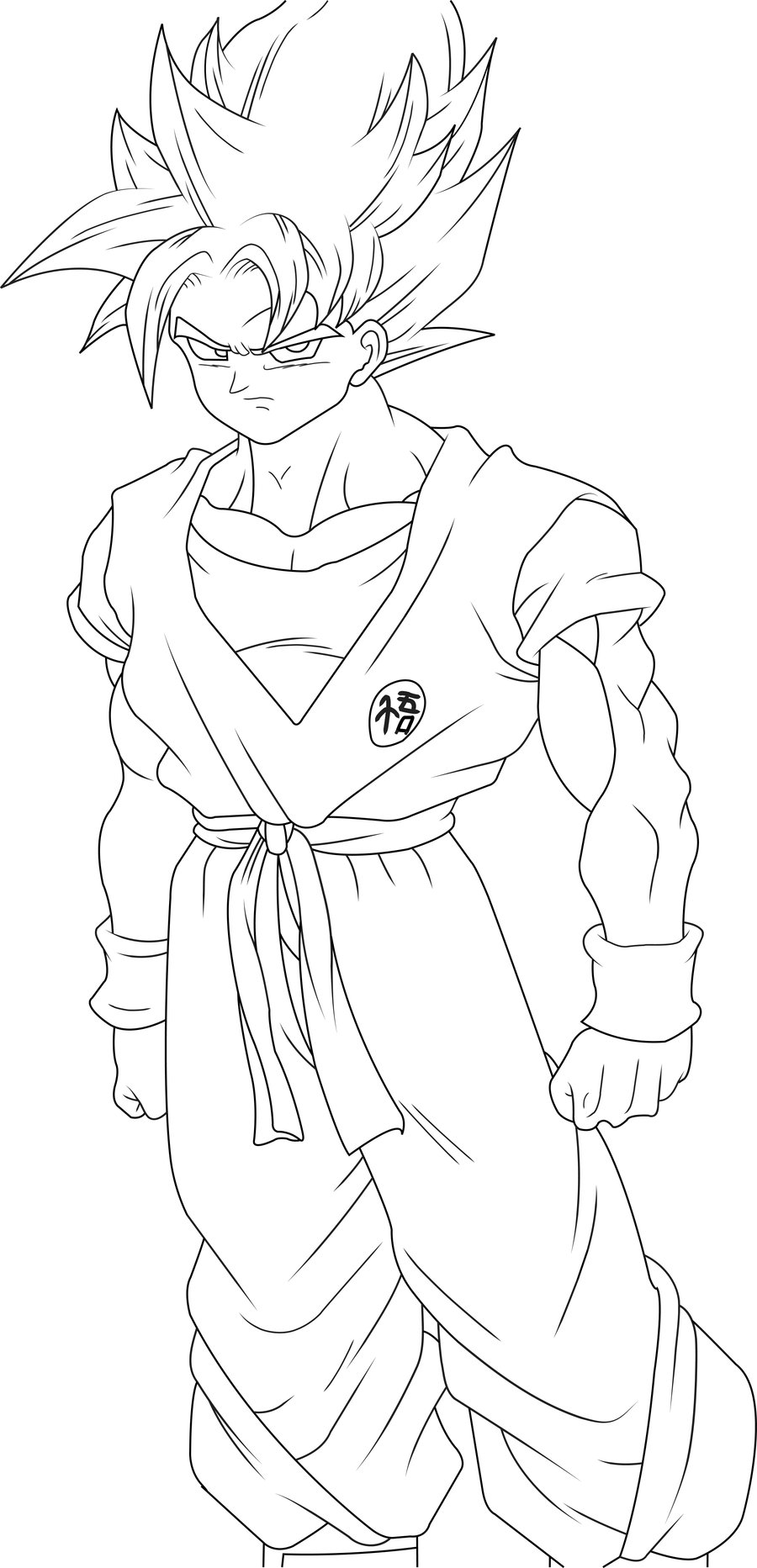 Dibujos De Goku Saiyan 4 Para Colorear Para Colorear Pintar E Imprimir