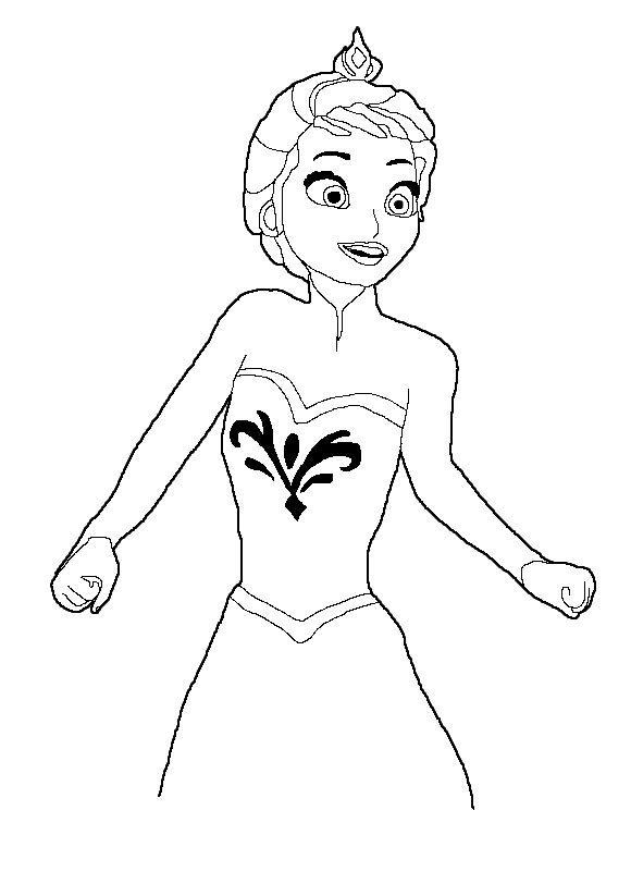 Frozen para colorear, pintar e imprimir