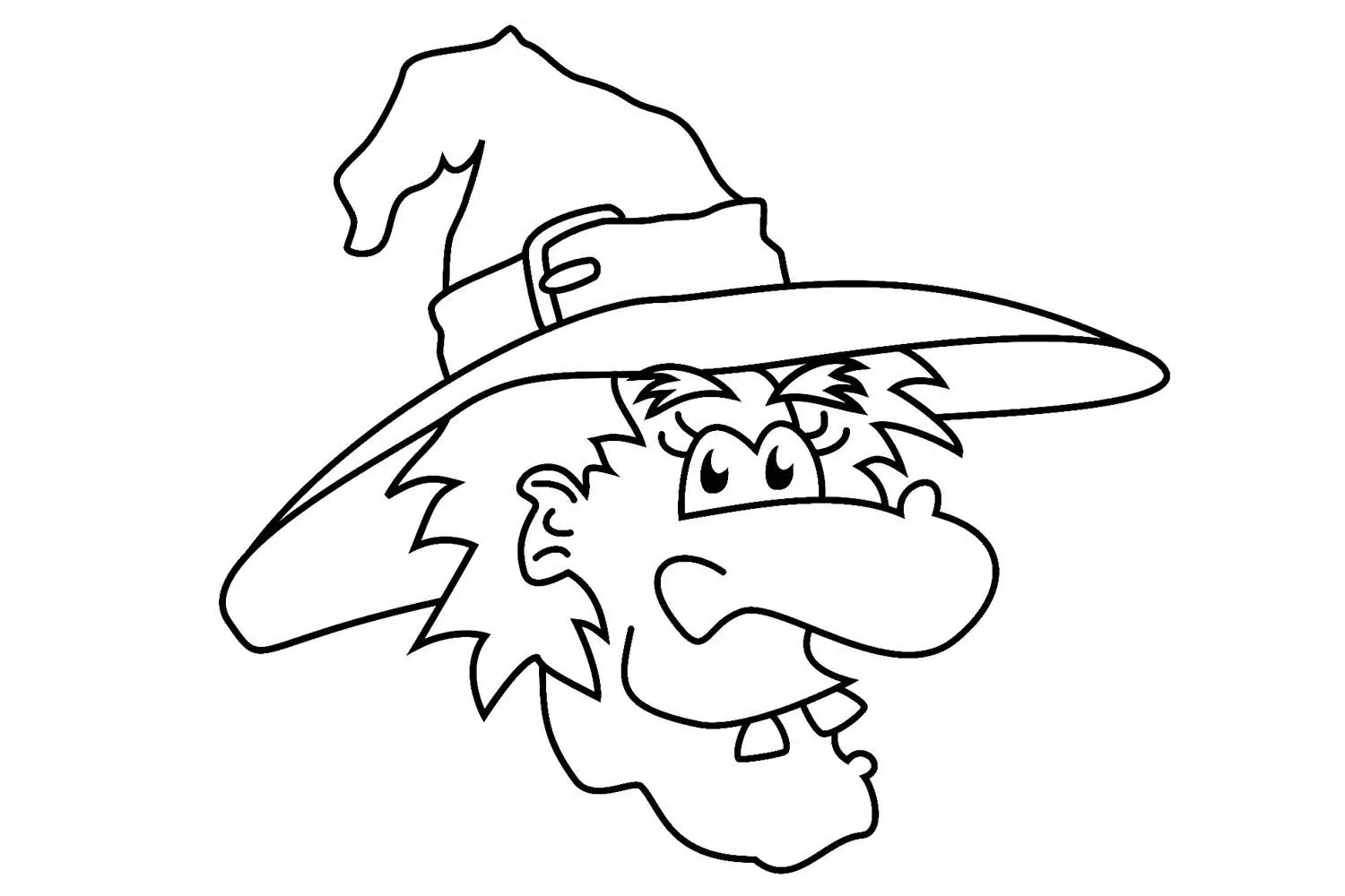 caillou coloring pages halloween witch - photo #26