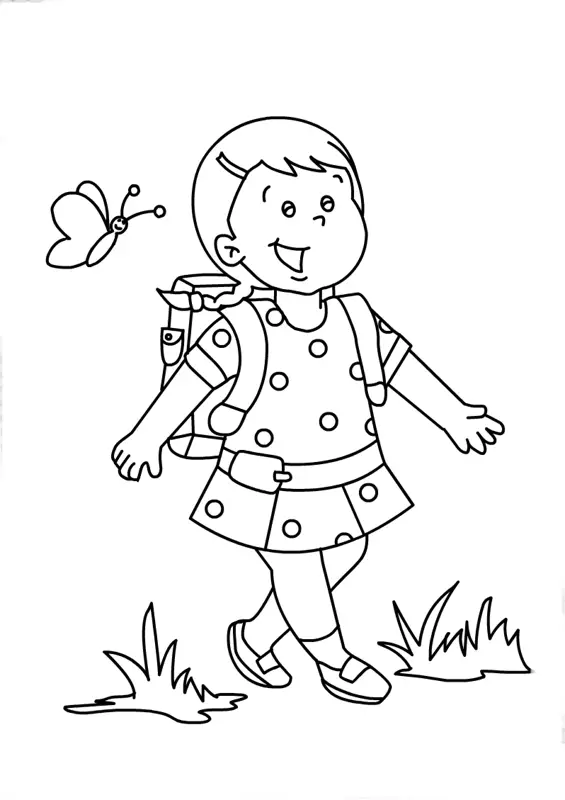 walk to school day 2015 coloring pages - photo #31