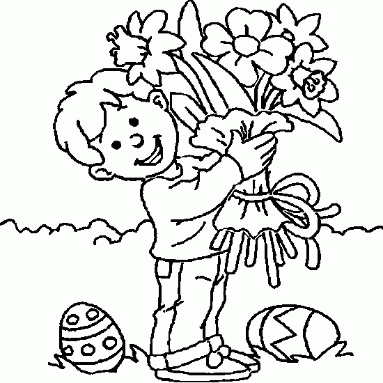 Dibujos De Flores Infantiles Para Colorear