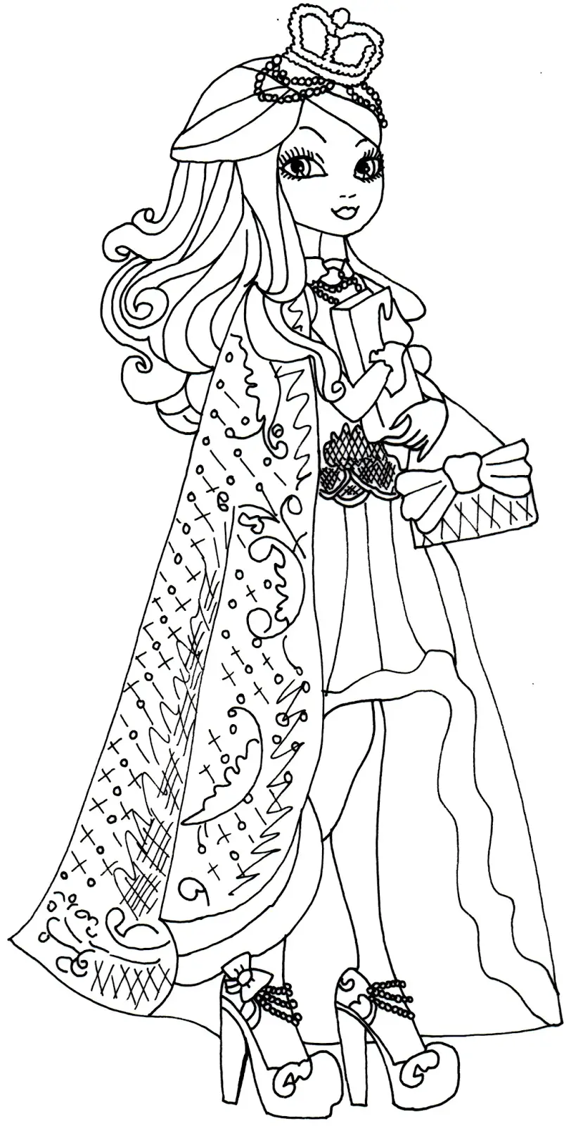 baby ever after high coloring pages - photo #18