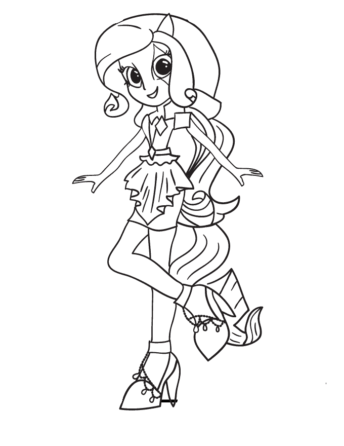rainbow dash equestria girls coloring pages - photo #16