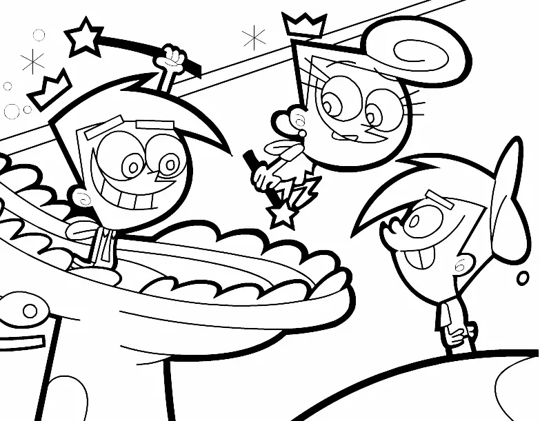 fairly odd parents coloring pages jirgen - photo #5