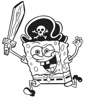 dibujos de bob esponja para pintar