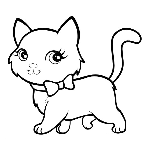 dibujos de gatos para colorear