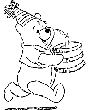 dibujos de winnie pooh para colorear