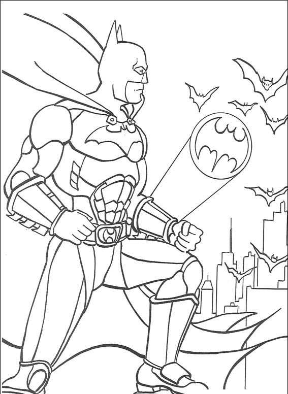 dibujos para colorear batman