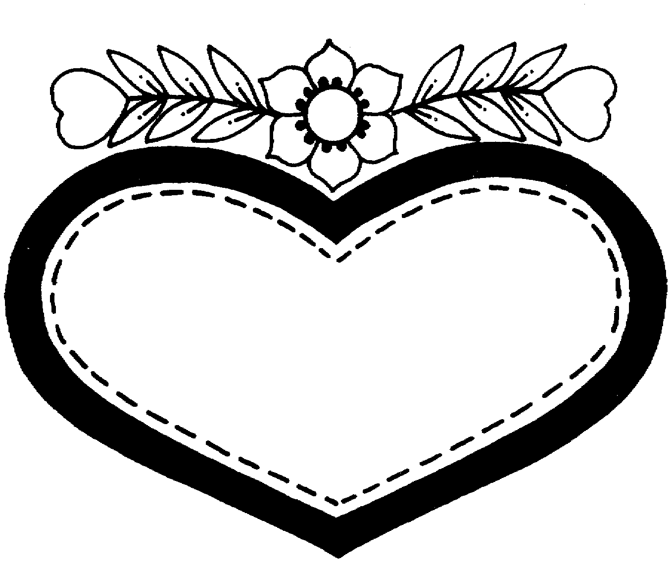 dibujos para colorear de corazones