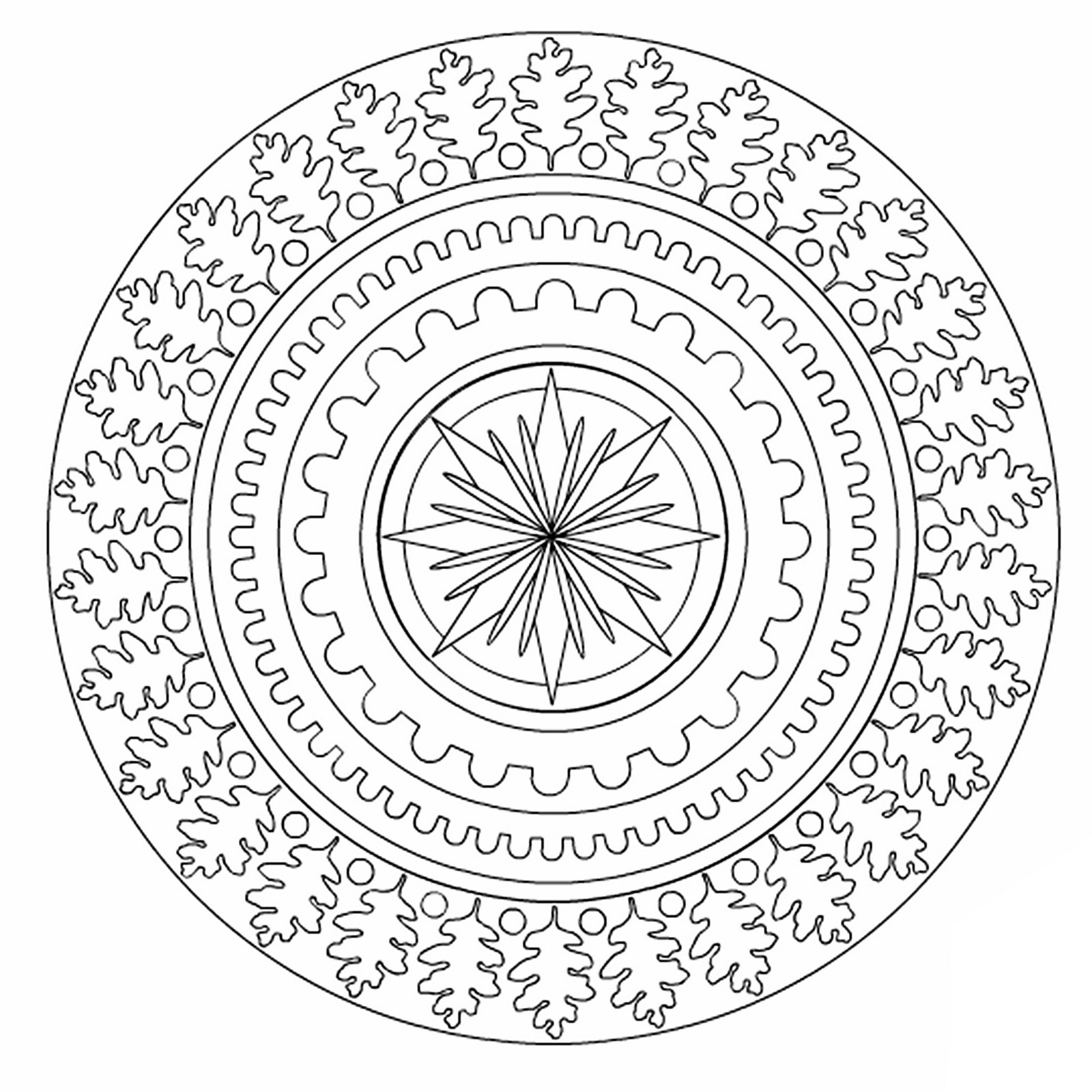 dibujos para colorear de mandalas