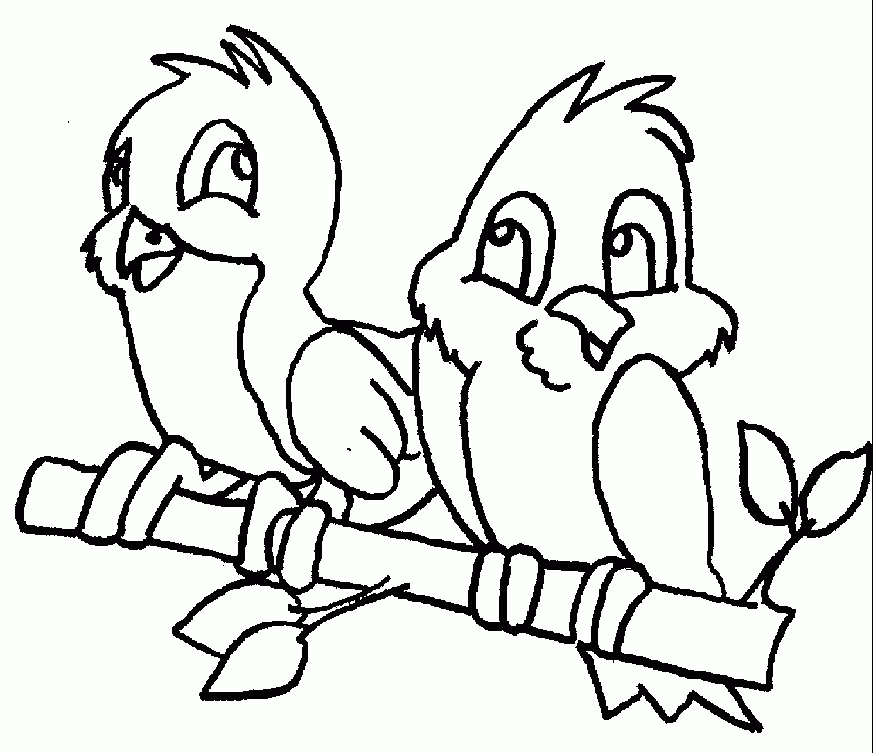 dibujos para colorear de pajaros