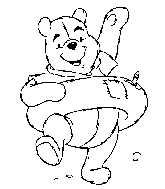 dibujos para colorear de pooh