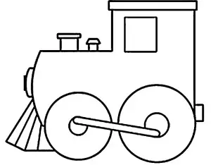 dibujos para colorear de tren