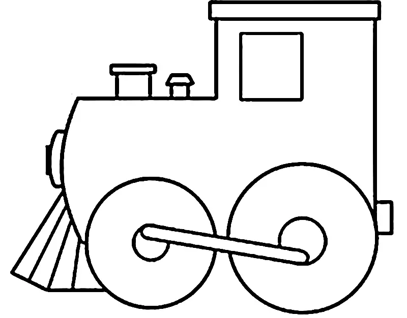 dibujos para colorear de tren