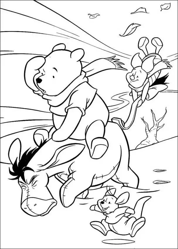 dibujos winnie pooh para colorear