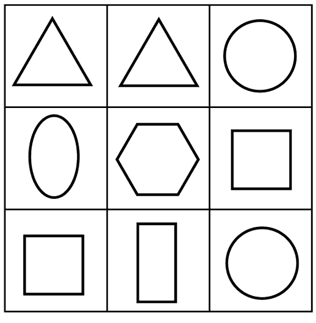 figuras geometricas para colorear