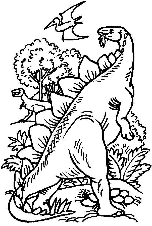 imagenes de dinosaurios para colorear
