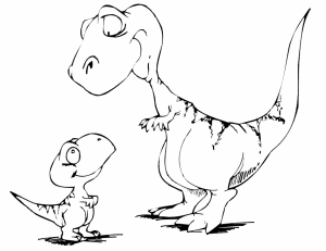 imagenes de dinosaurios para pintar