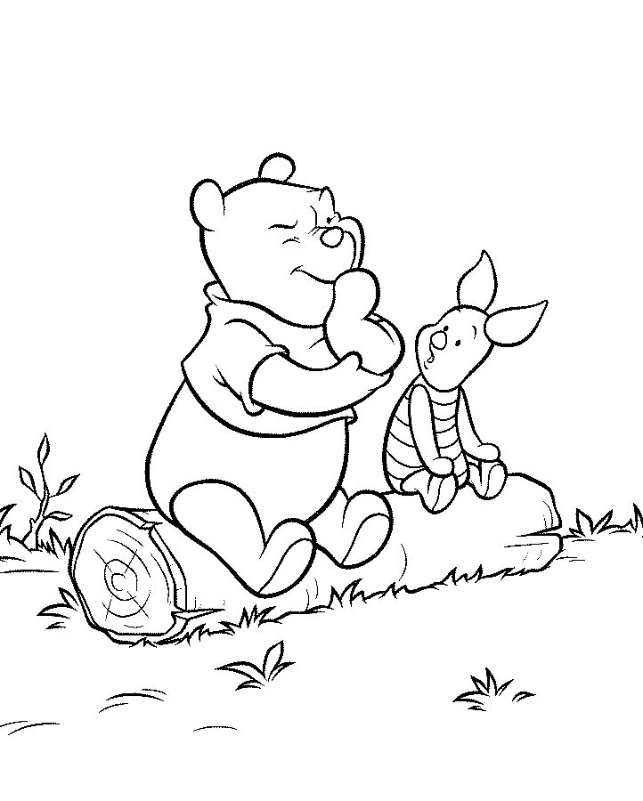 imagenes winnie pooh para colorear