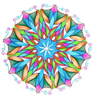 mandala-coloreada