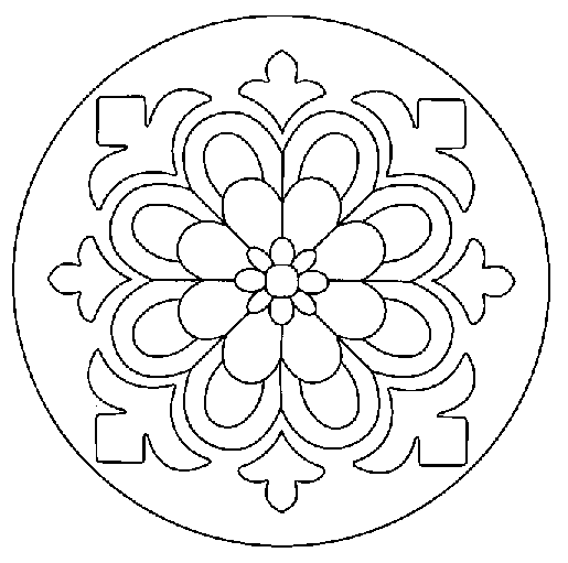 mandala para colorear