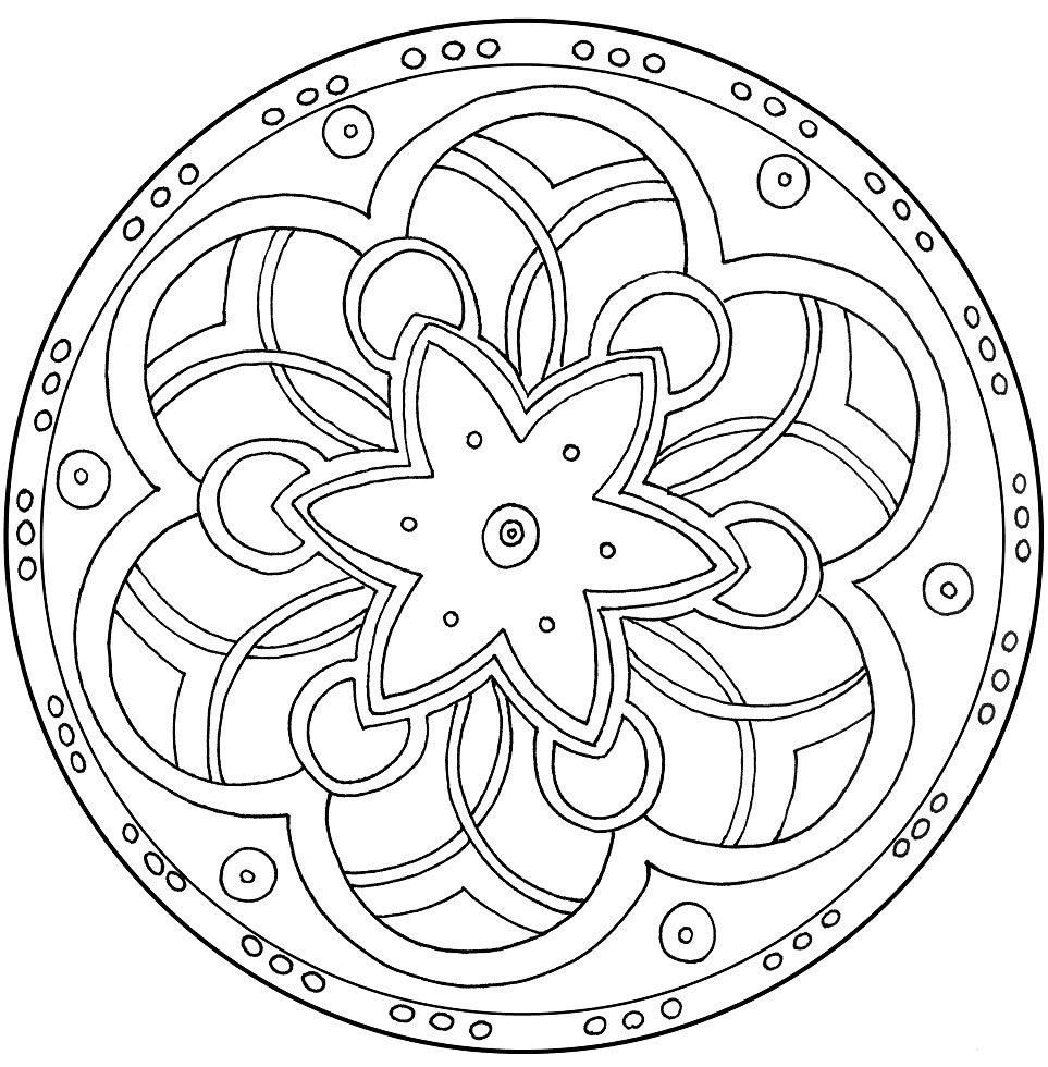 mandala para pintar