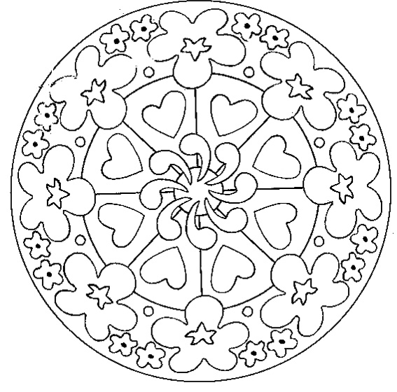 mandalas para colorear e imprimir