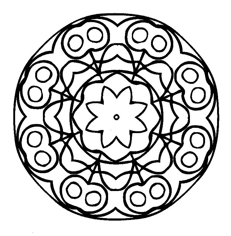 mandalas para colorear on line