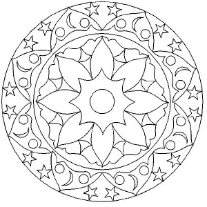 mandalas para colorear para ninos