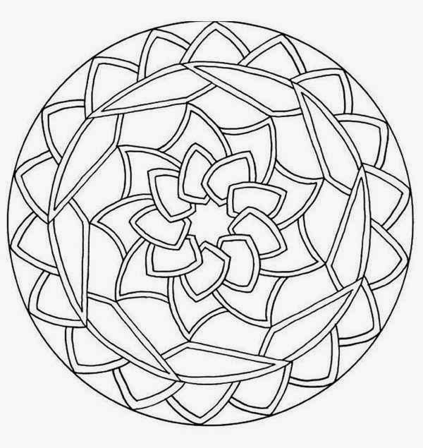 Mandalas para colorear, pintar e imprimir