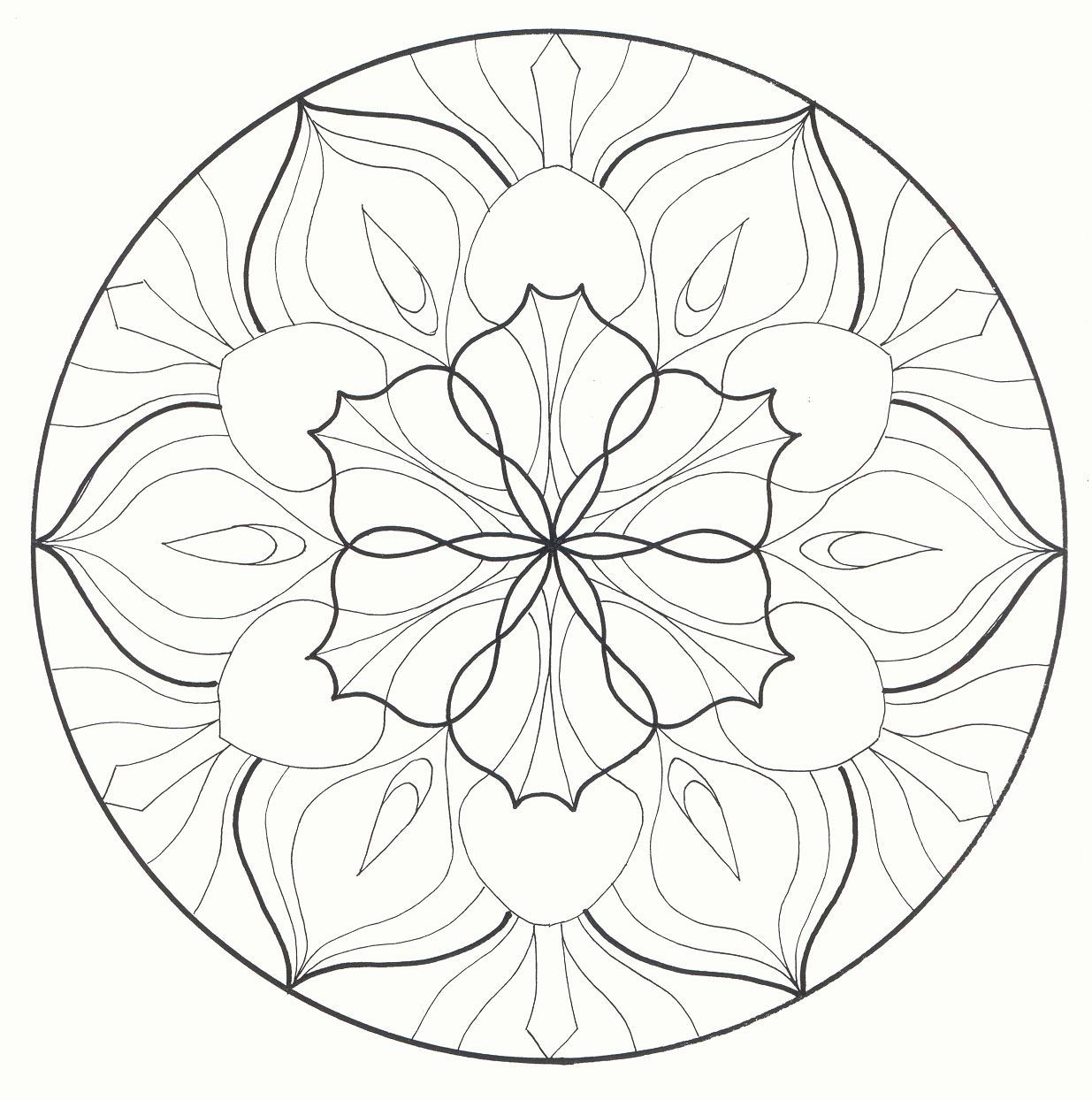 mandalas para imprimir y pintar