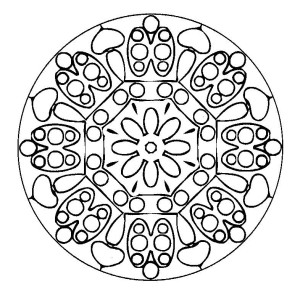 mandalas tibetanos para colorear