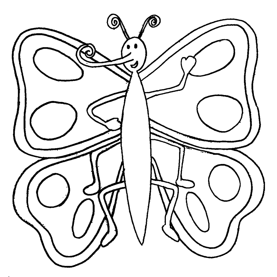 mariposa para colorear 01