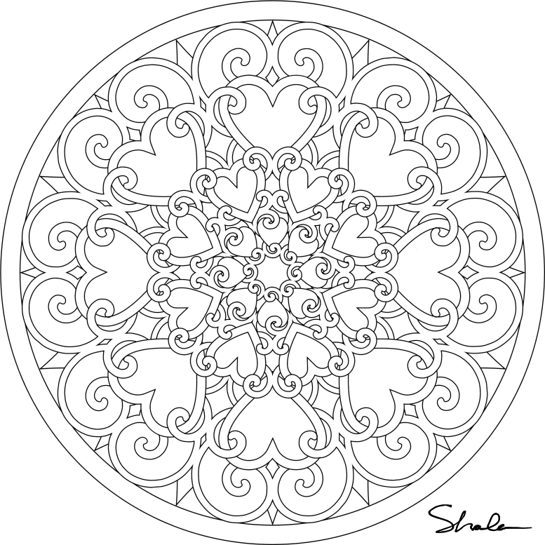 pintar mandalas