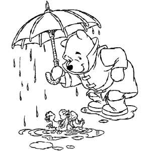 pooh para colorear