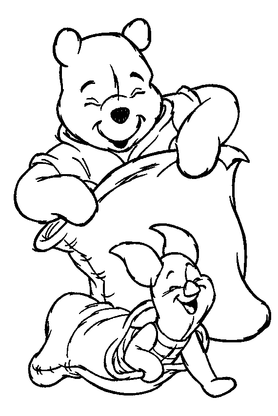 pooh para colorear