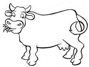 vaca para pintar