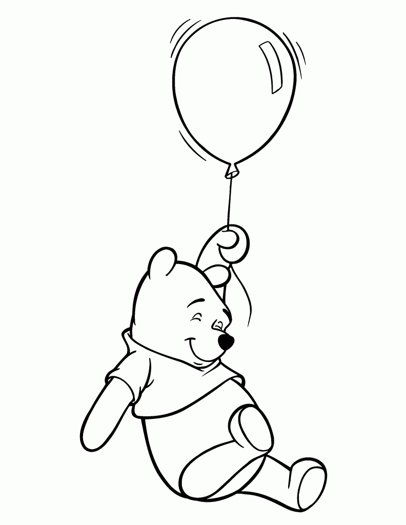 winie pooh para colorear