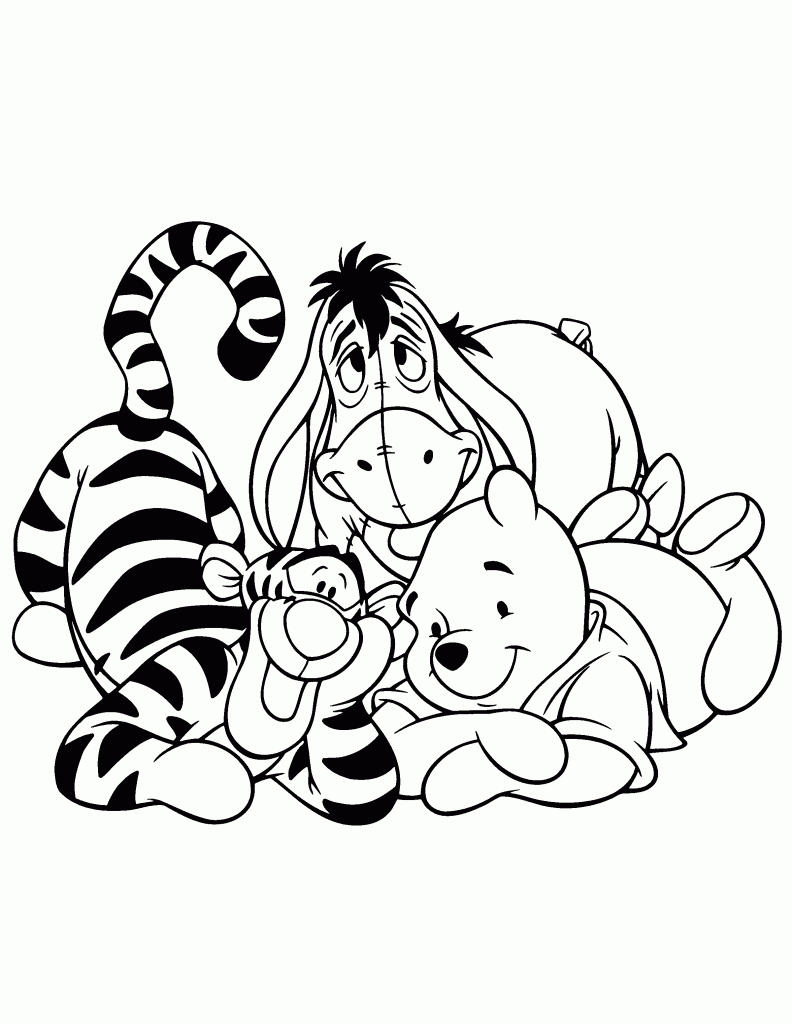 winni pooh para colorear