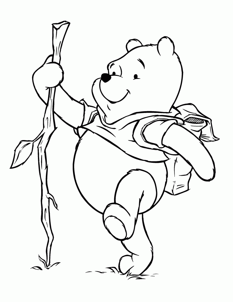 winnie pooh baby para colorear