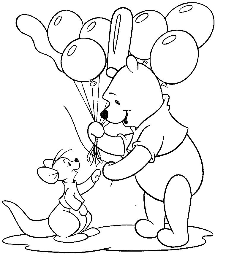 winnie pooh imagenes para colorear