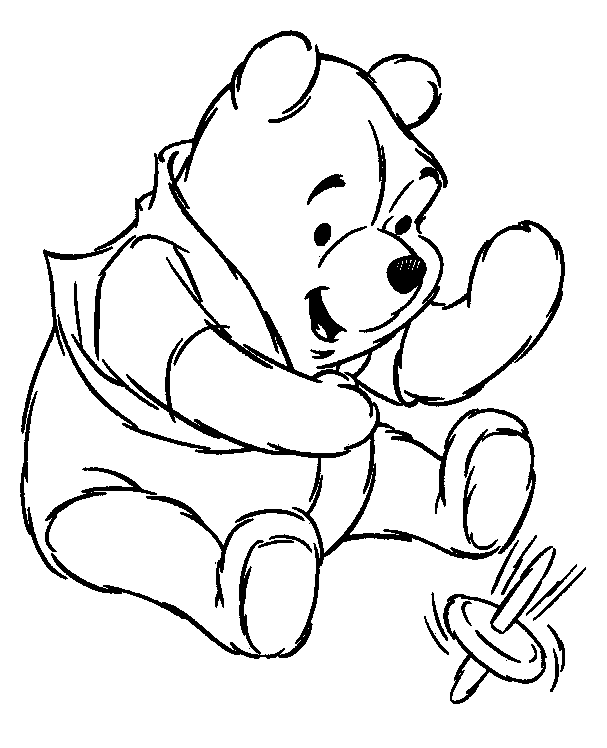 winnie pooh para colorear e imprimir