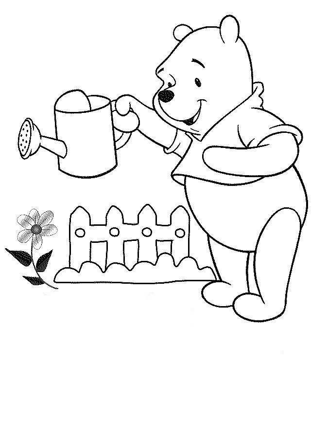 winnie pooh para colorear