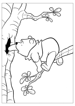 winnie the pooh para colorear